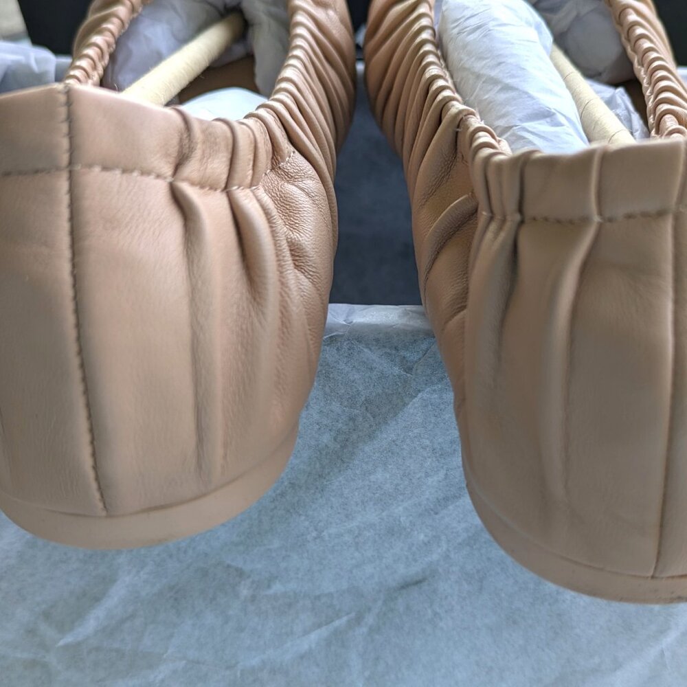 Coach Eleanor Ballet Flats - New Nude Pink - Women's Leather Flats Shoes - Picture 6 of 8